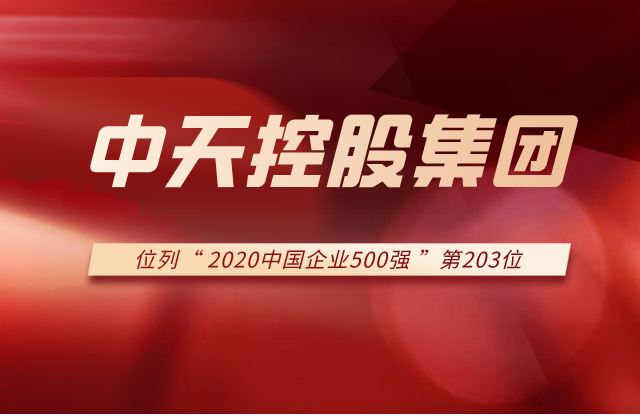 尊龙集团列2020中国企业500强第203位！